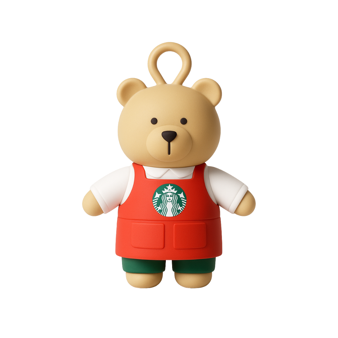 Starbucks Bearista Anahtarlık - 2025 Yılbaşı Koleksiyonu
