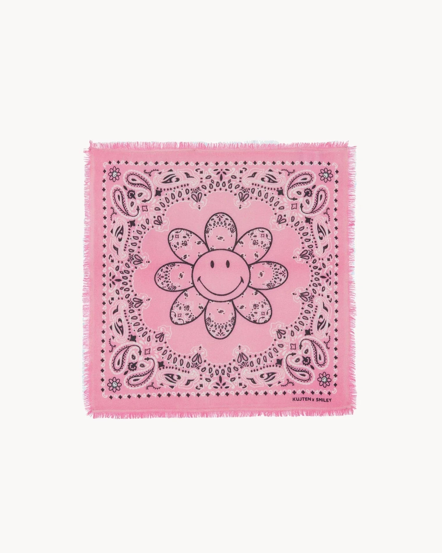 KUJTEN Bandana Hachi Bico Smiley Bubblegum Pink - Bandana