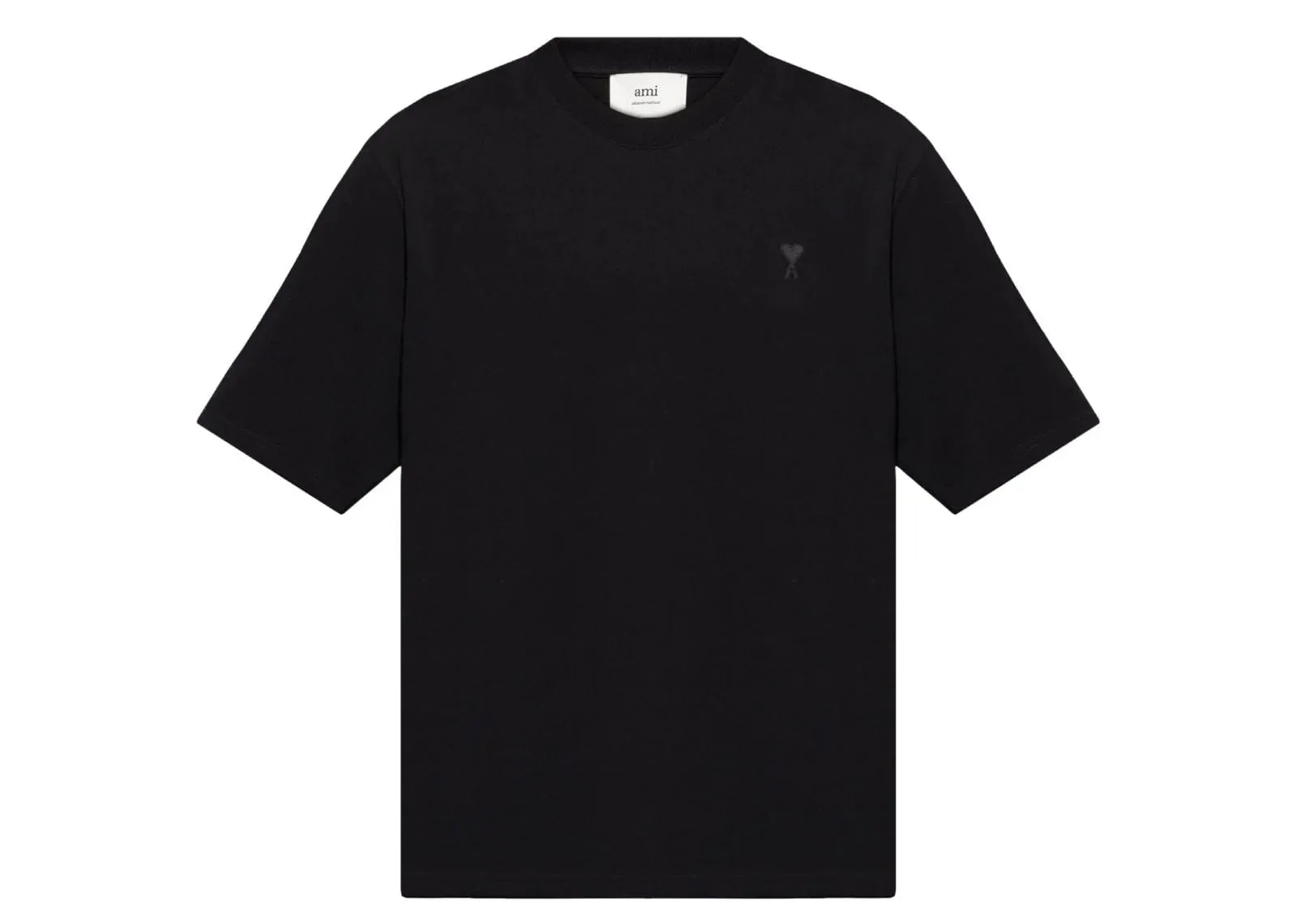 Ami Paris Ami De Coeur Crew Neck T-Shirt Black