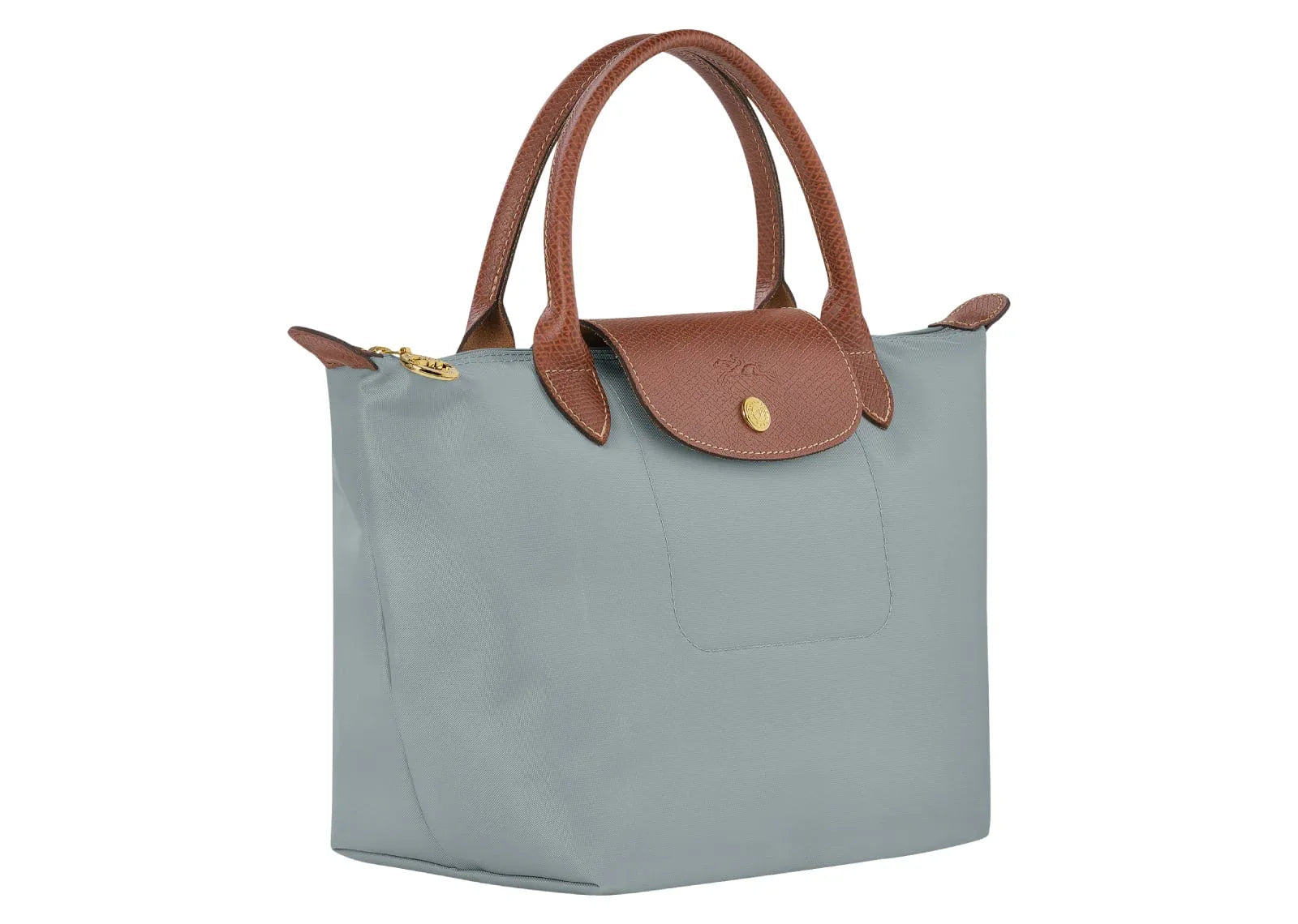 Longchamp Le Pliage Original Small Handbag Steel