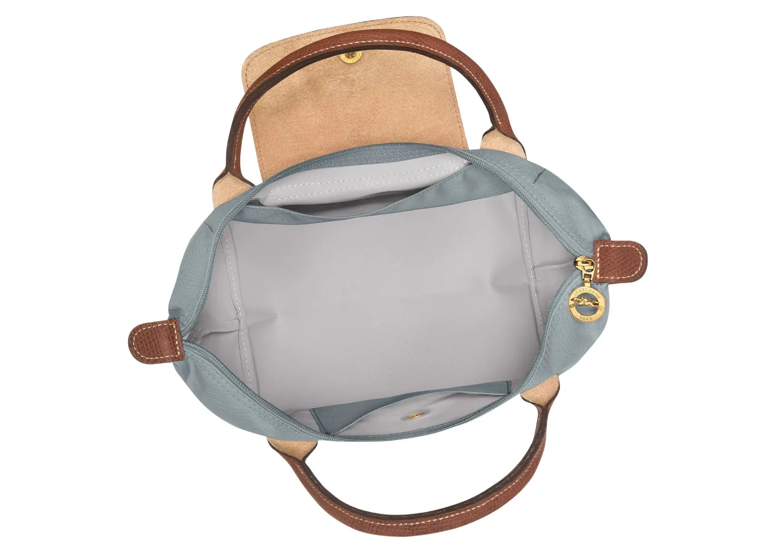 Longchamp Le Pliage Original Small Handbag Steel