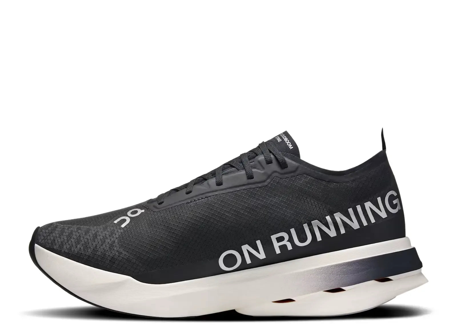 On Running Cloudboom Strike Black White