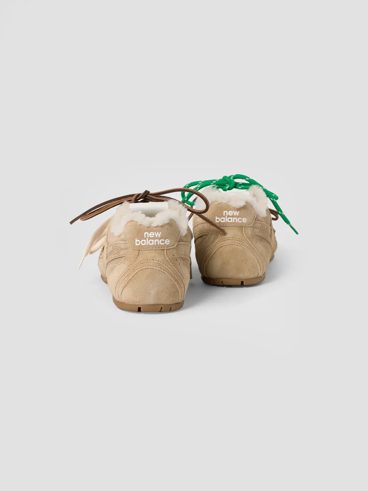 New Balance X Miu Miu 530 SL Leather Sneakers