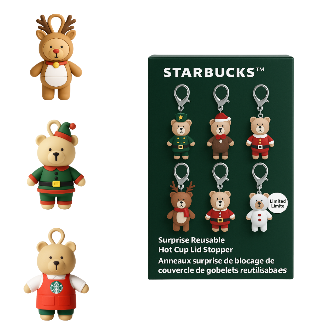 Starbucks Bearista Anahtarlık - 2025 Yılbaşı Koleksiyonu