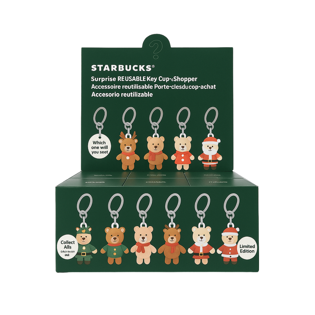 Starbucks Bearista Anahtarlık - 2025 Yılbaşı Koleksiyonu