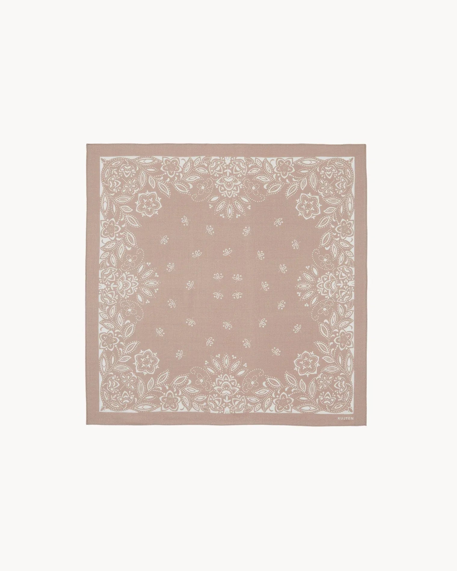 KUJTEN Small Bandana Heli Organic Beige - Bandana