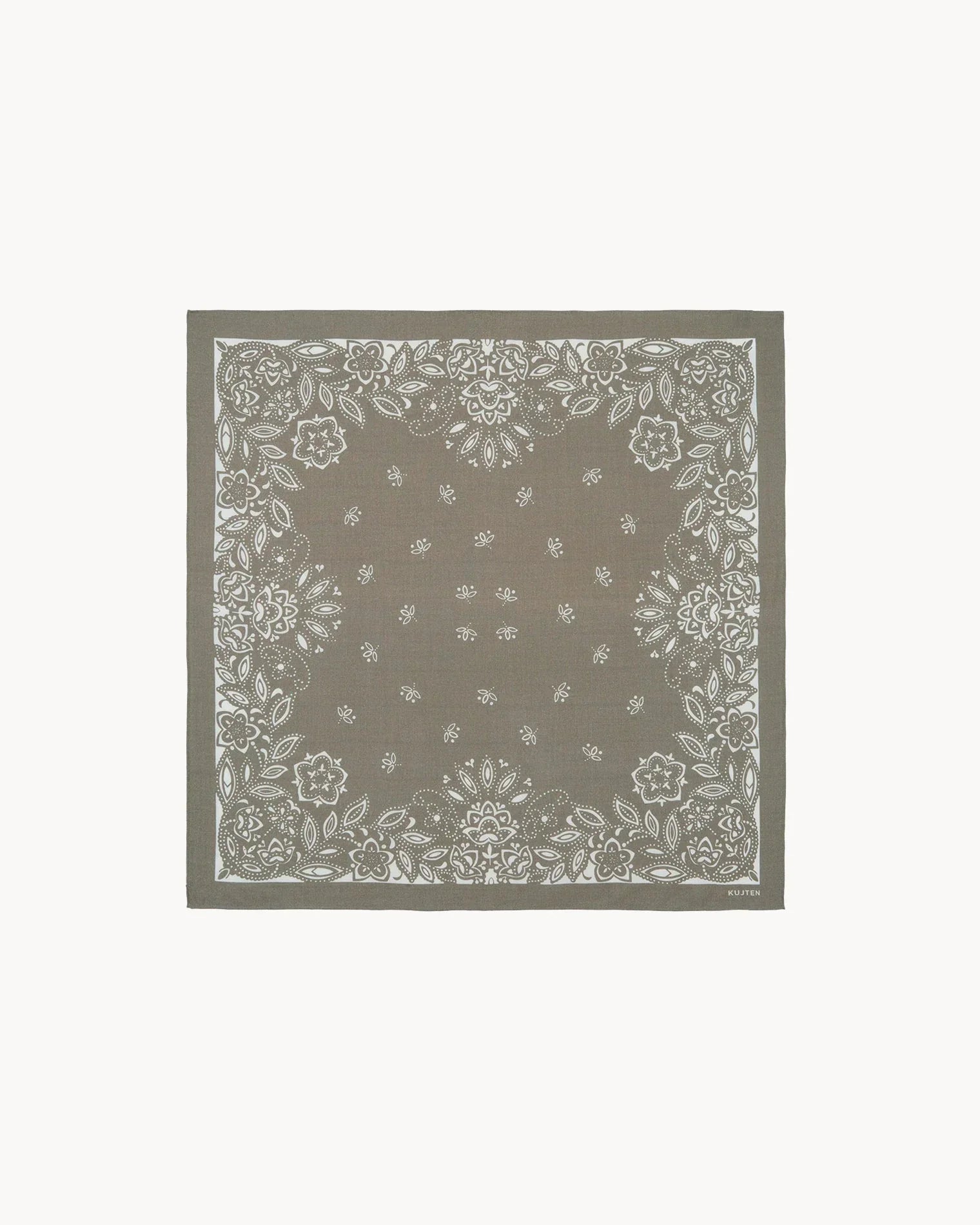 KUJTEN Small Bandana Heli Marl Khaki - Bandana