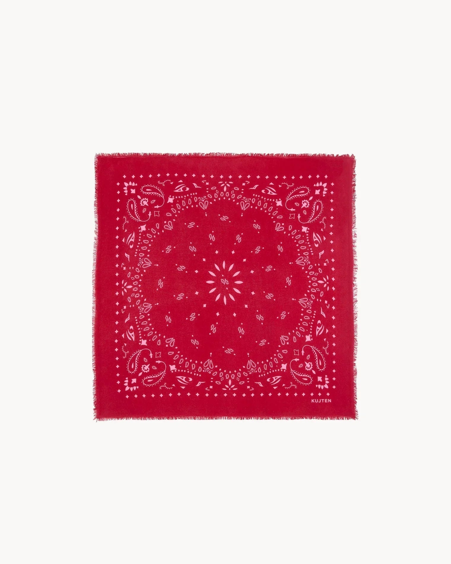 KUJTEN Small Bandana Hachi Red Pink - Bandana