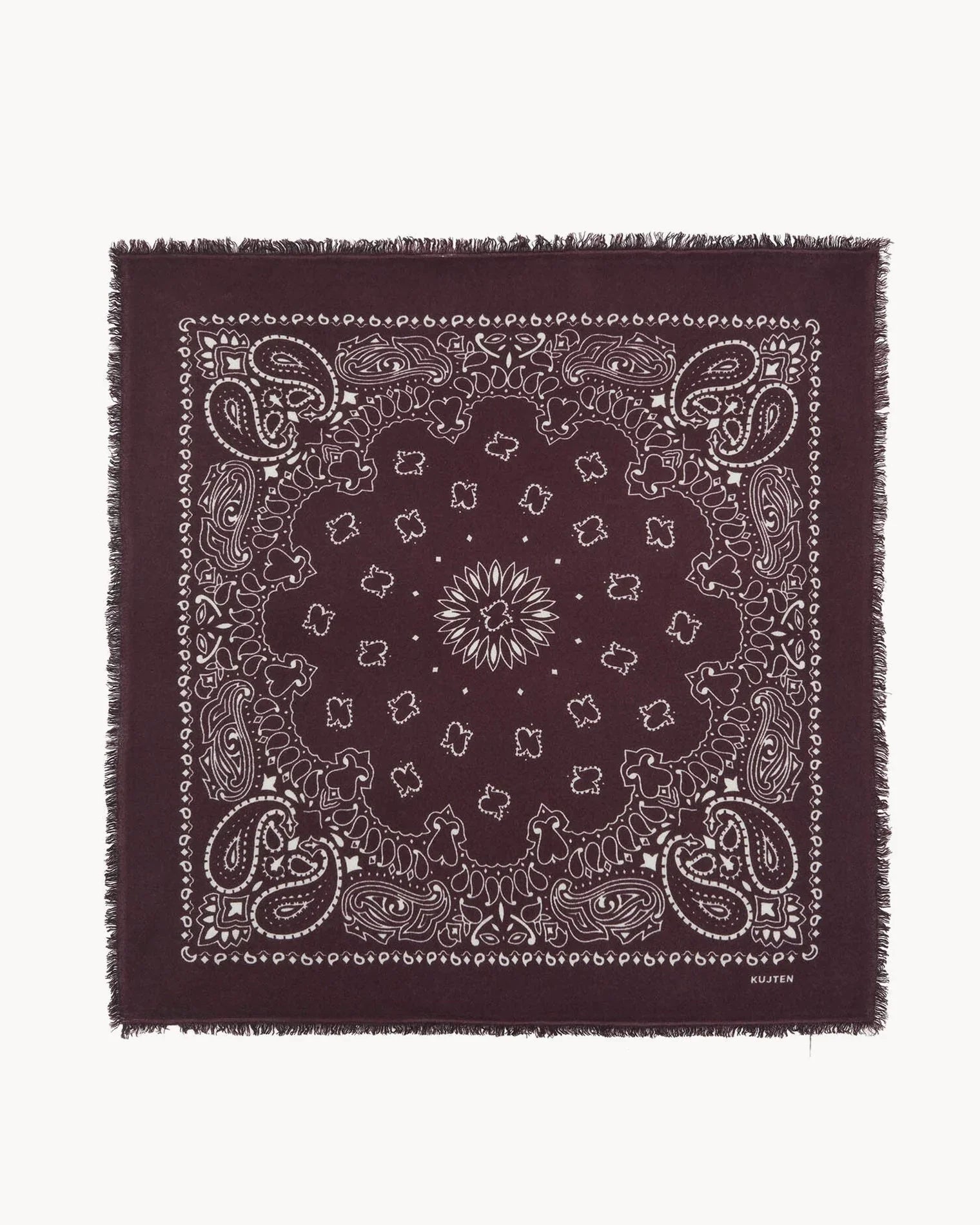 KUJTEN Bandana Hachiko Burgundy - Bandana