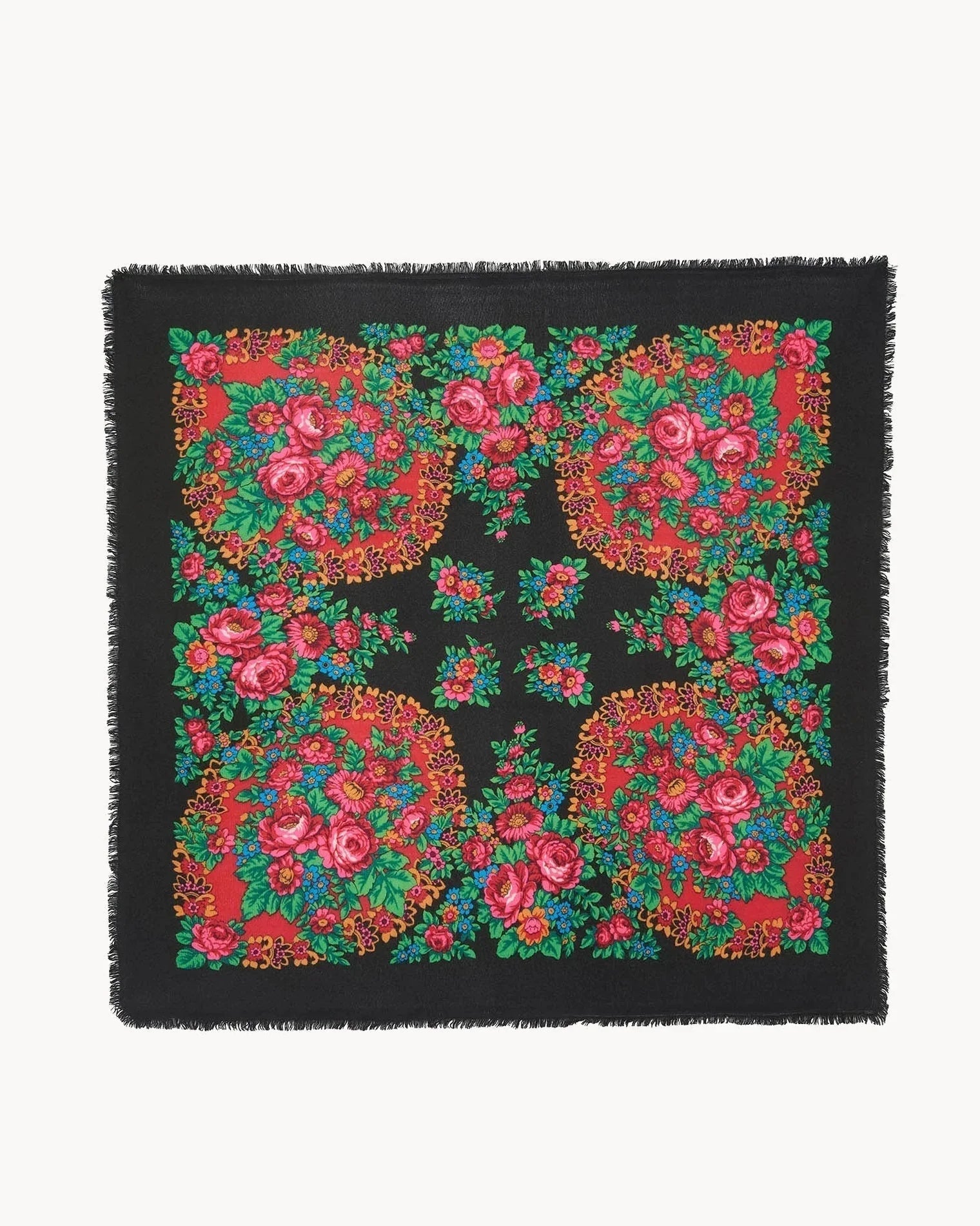 KUJTEN Bandana Hachiko Flower Black - Bandana