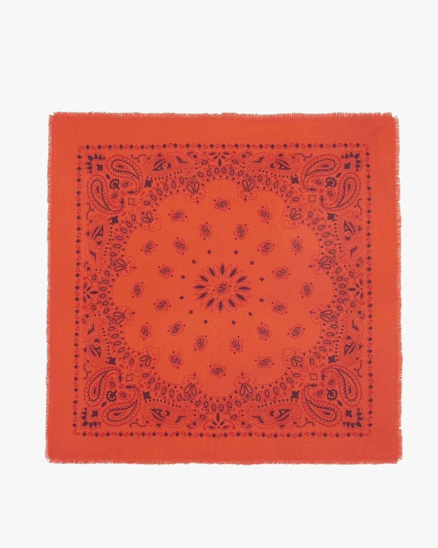 KUJTEN Large Bandana Hachiko Bico Hibiscus Orange - Bandana