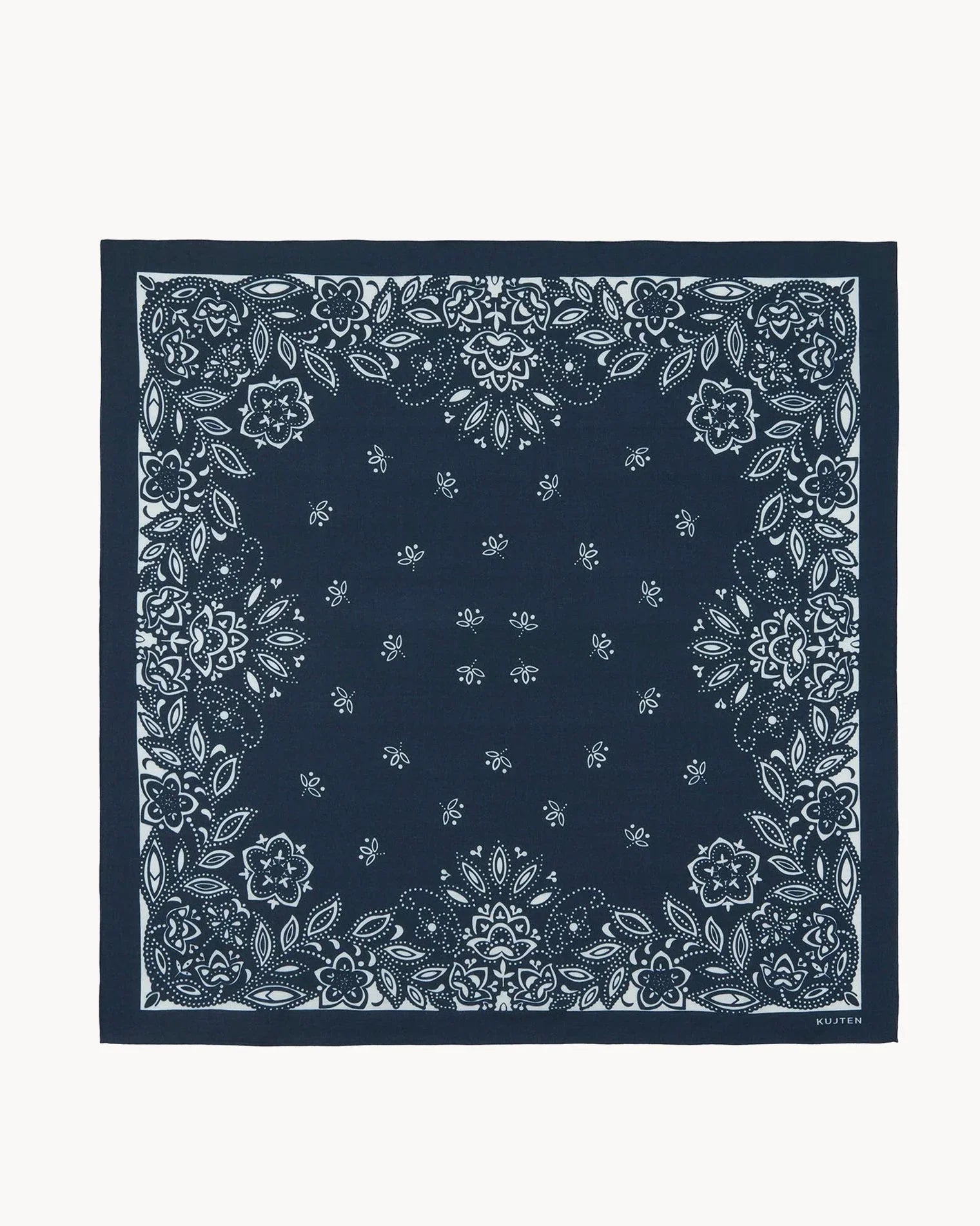 KUJTEN Large Bandana Helia Dark Navy Blue - Bandana