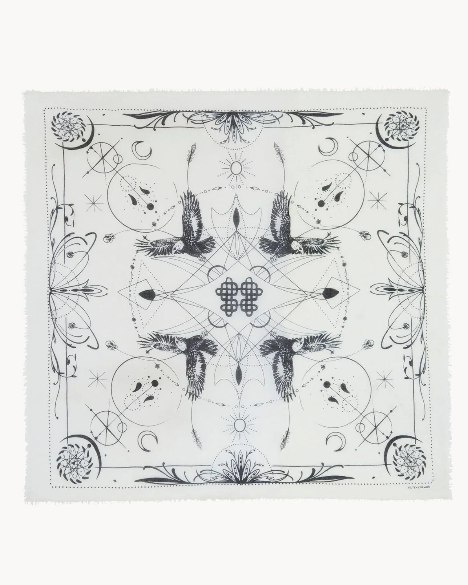 KUJTEN Large Bandana Ellis White - Bandana