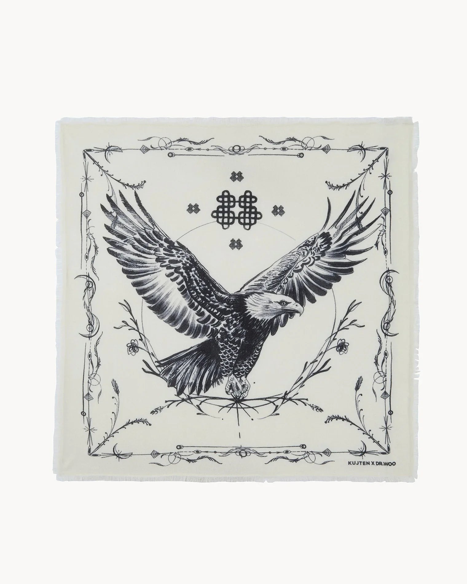 KUJTEN Large Bandana Washi White - Bandana
