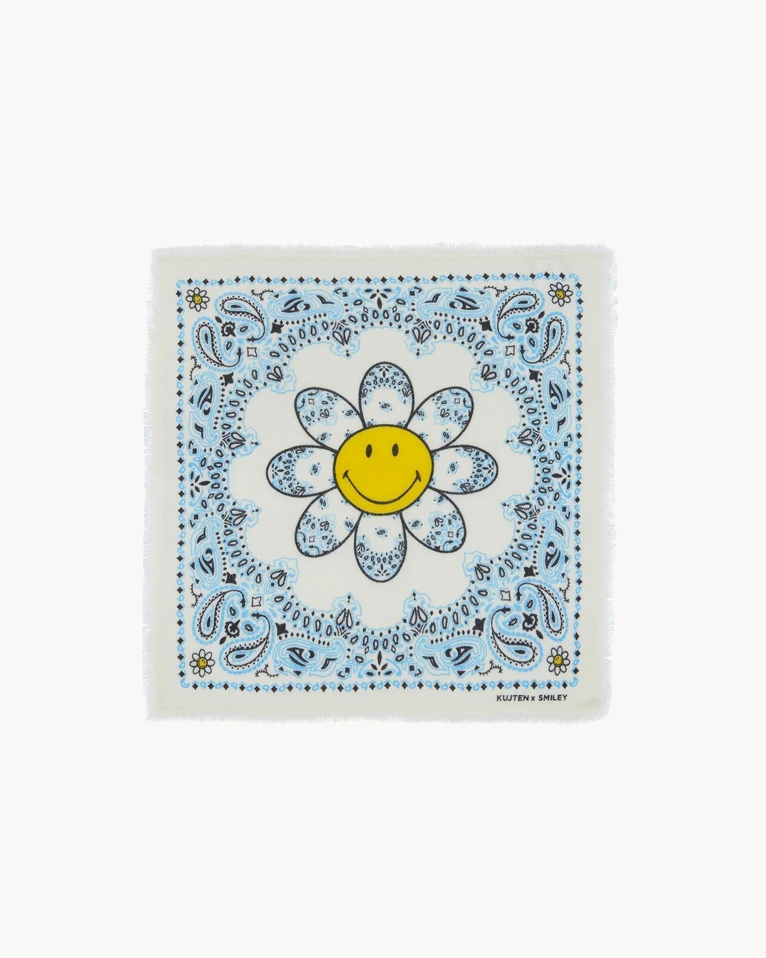 KUJTEN Bandana Hachi Bico Smiley Glacier Blue - Bandana