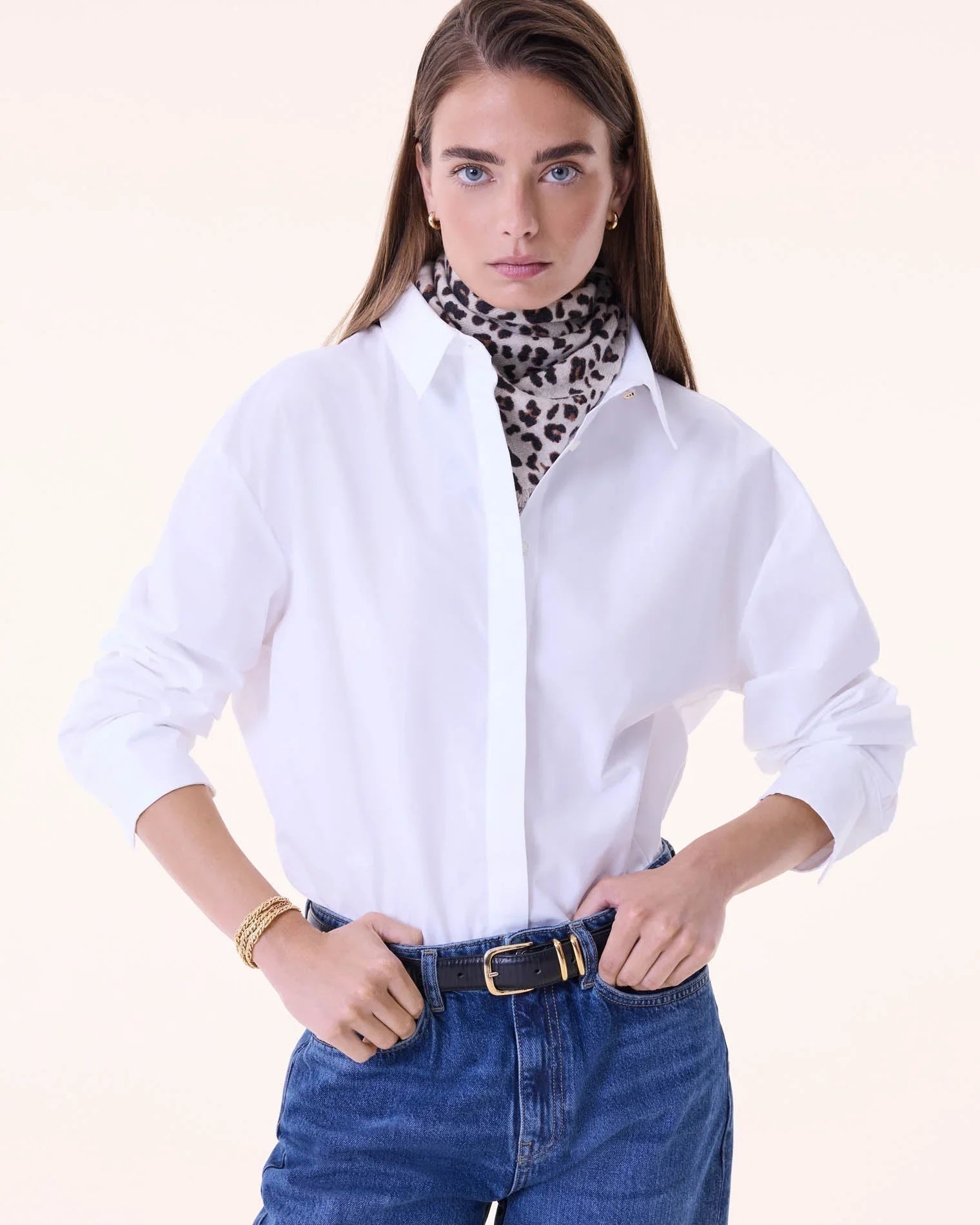 KUJTEN Petit Bandana Hachi Leopard Avoine - Bandana