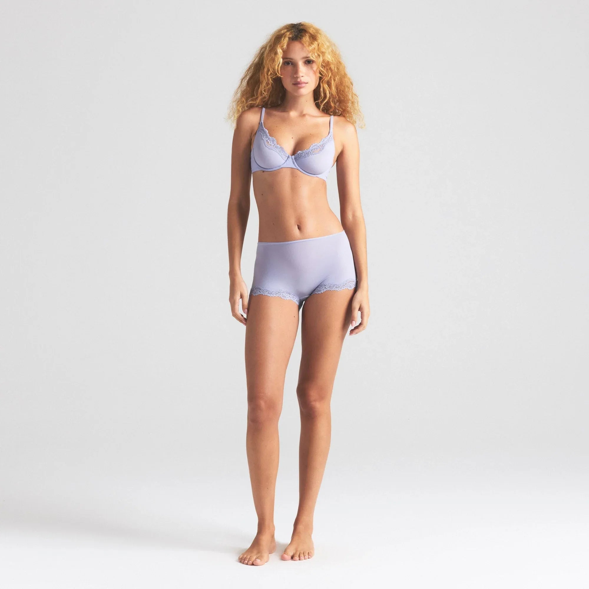 SKIMS FITS EVERYBODY LACE UNLINED SCOOP BRA | JUPITER - SÜTYEN