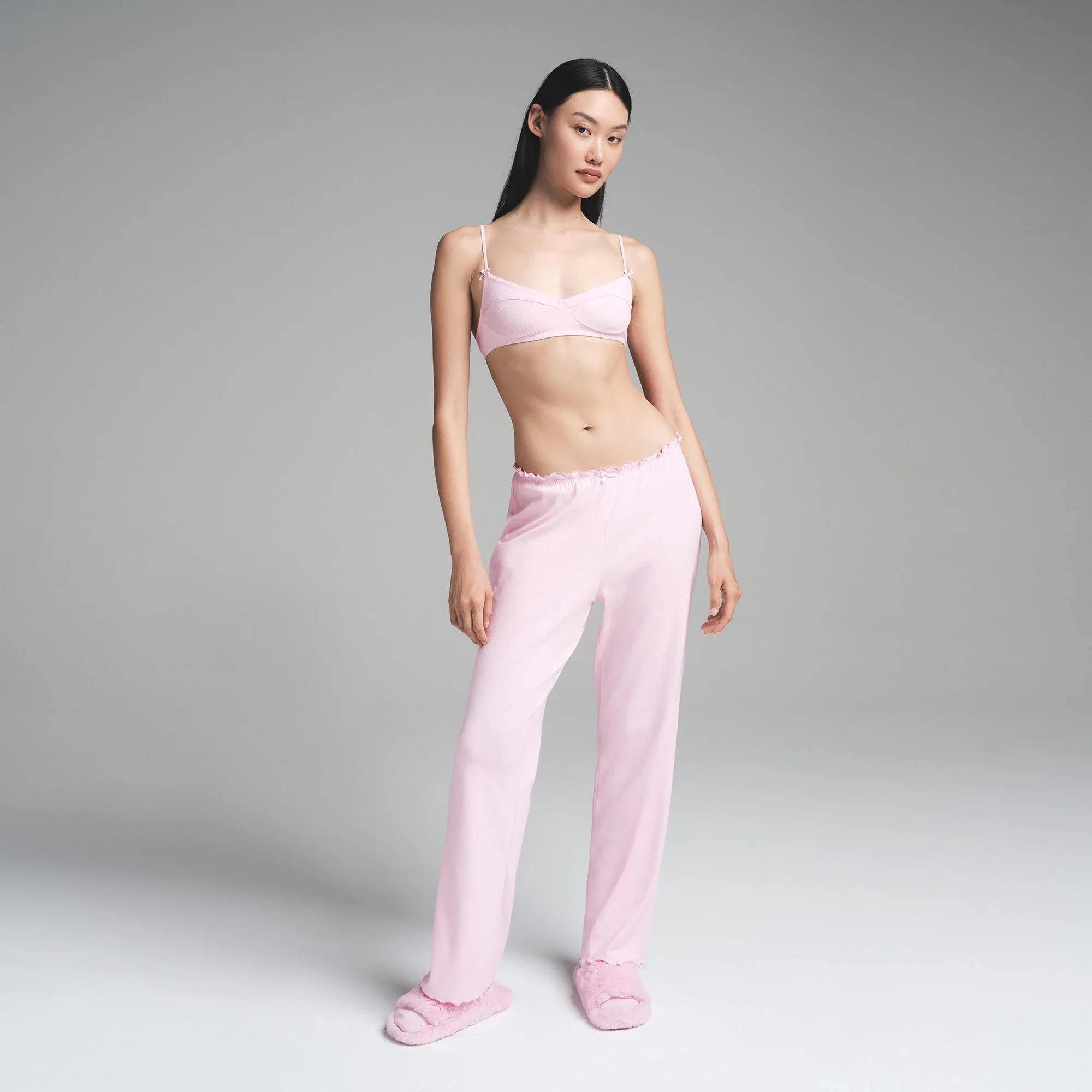 SKIMS LOGO POINTELLE BRALETTE | CHERRY BLOSSOM - SÜTYEN