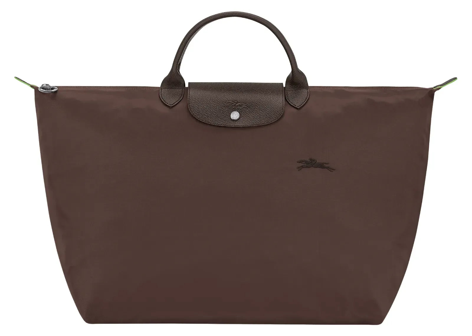 Longchamp Le Pliage Green L Travel Bag Mocha