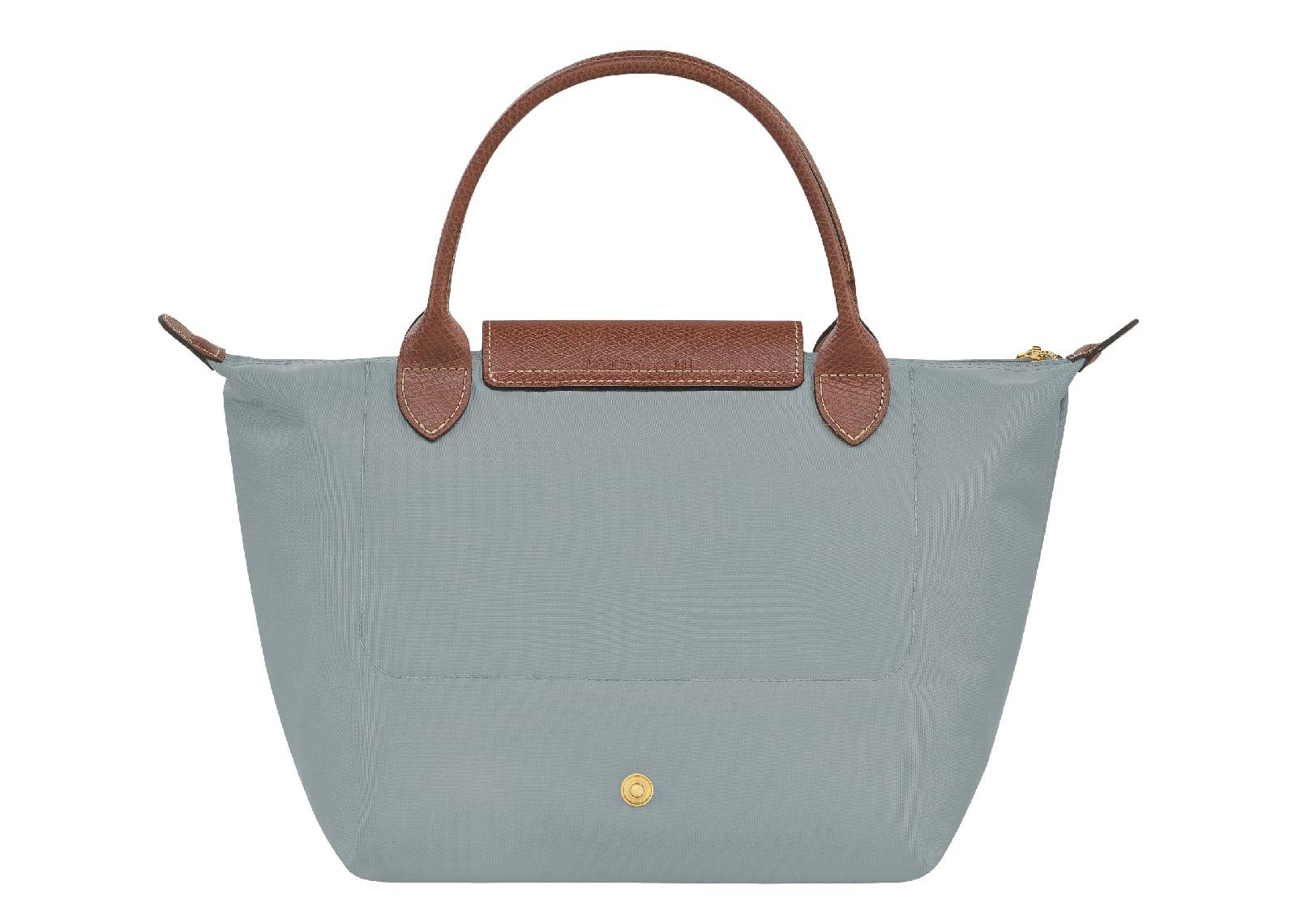 Longchamp Le Pliage Original Small Handbag Steel