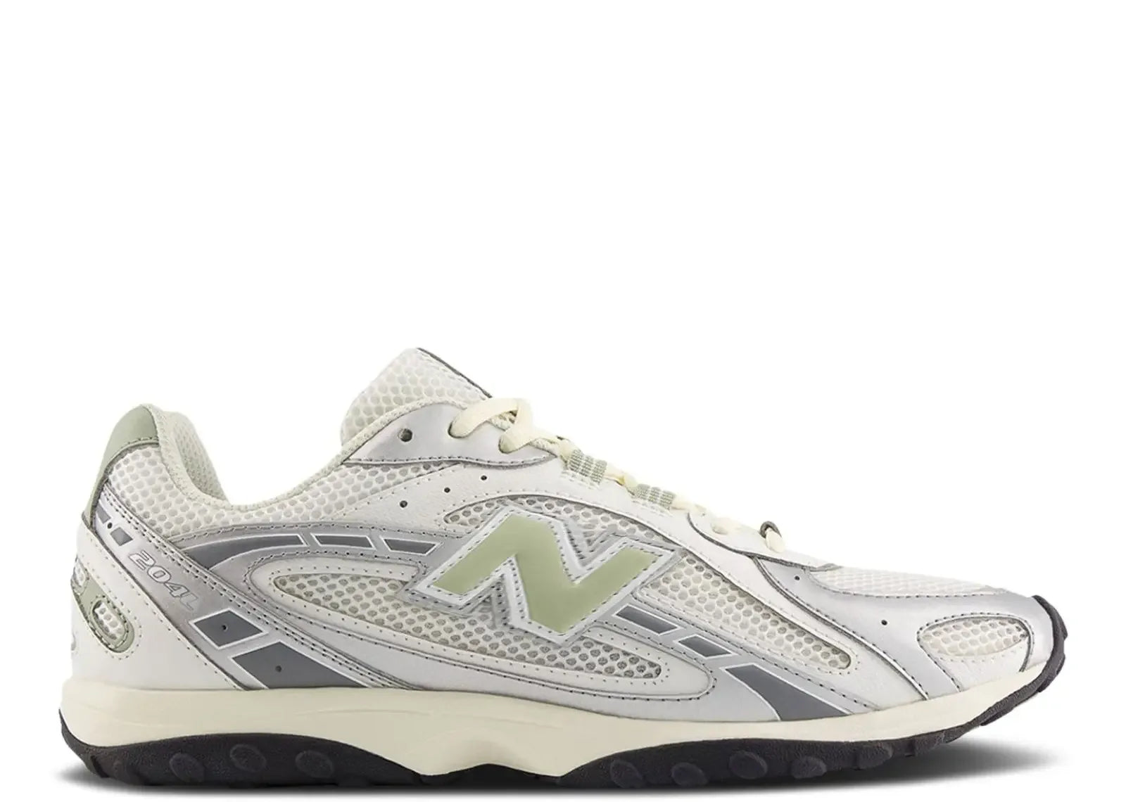 New Balance 204L Silver Metallic Sage Green