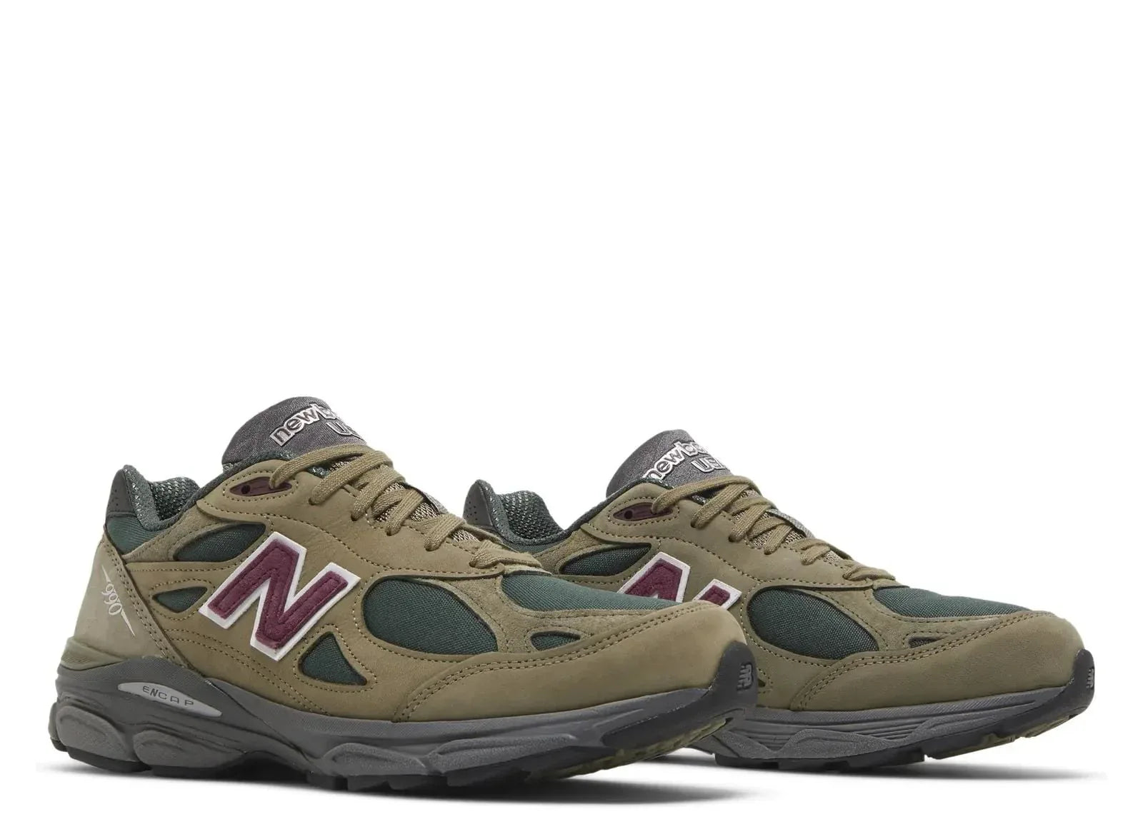 New Balance 990v3 MiUSA Teddy Santis Green Purple