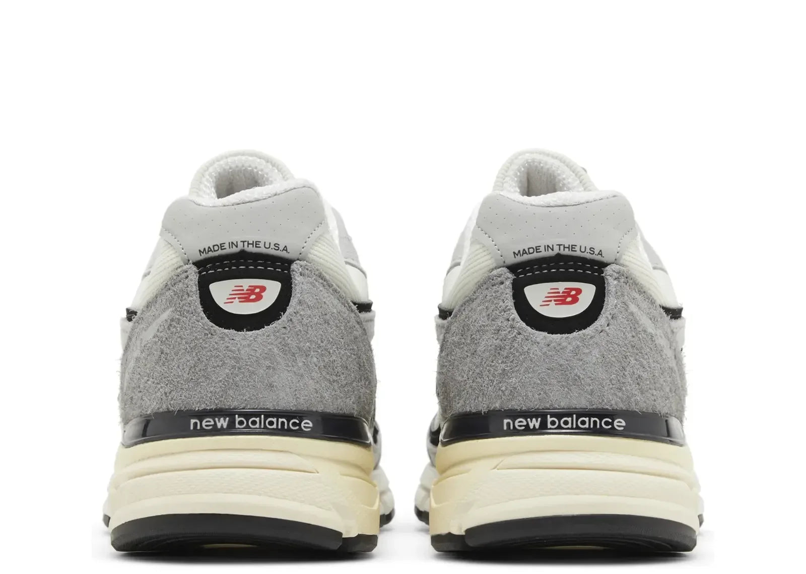 New Balance 990v4 MiUSA Teddy Santis Grey Black Cream