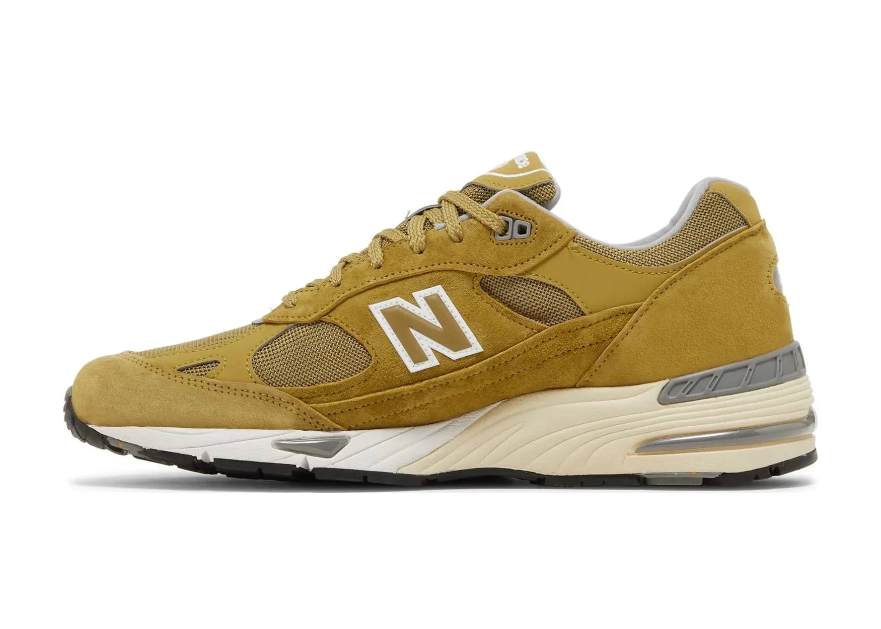 New Balance 991 MiUK Green Moss Cloud Cream