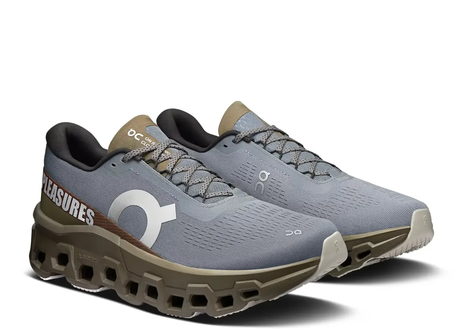 On Running Cloudmonster 2 Pleasures X The Loop Mist Olive