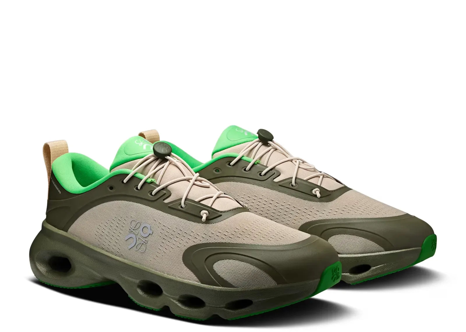 On Running Cloudsolo LOEWE Khaki Green Sand