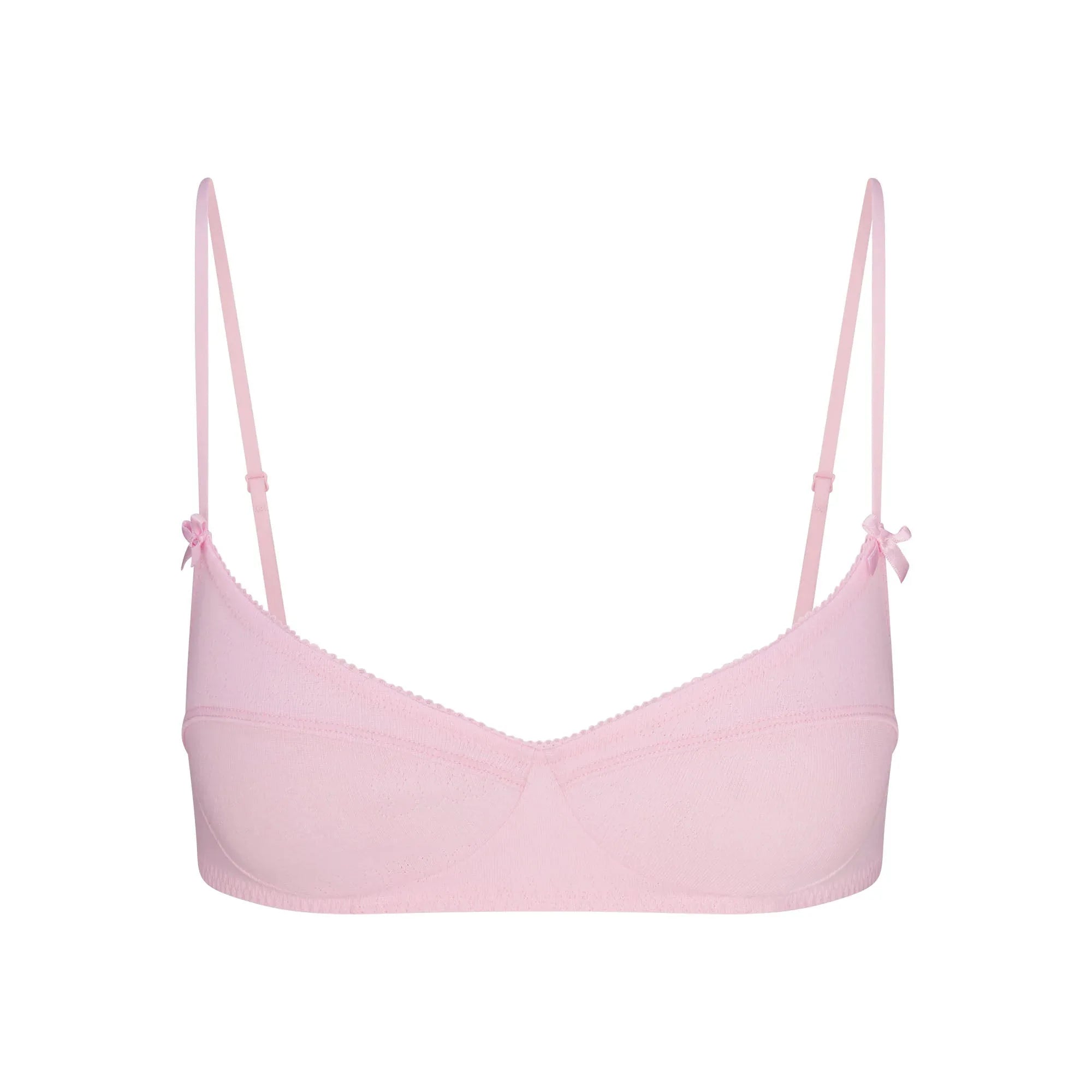 SKIMS LOGO POINTELLE BRALETTE | CHERRY BLOSSOM - SÜTYEN