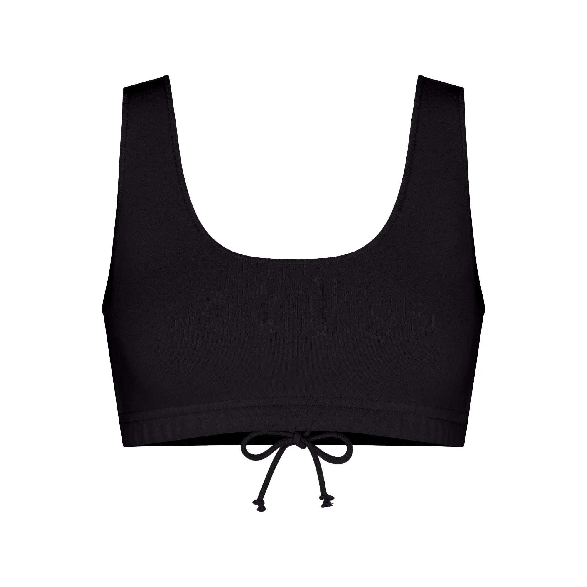 SKIMS COTTON FLEECE BRALETTE | ONYX - SÜTYEN