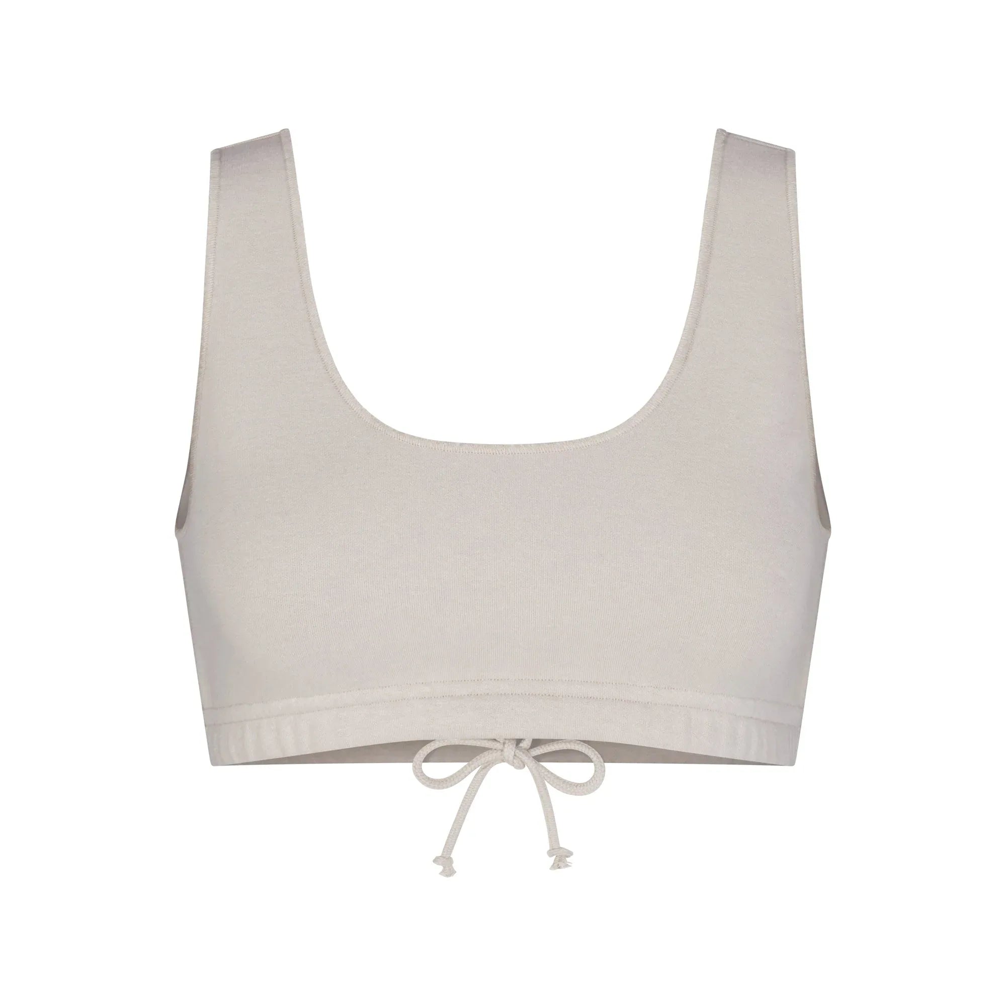 SKIMS COTTON FLEECE BRALETTE | STONE - SÜTYEN