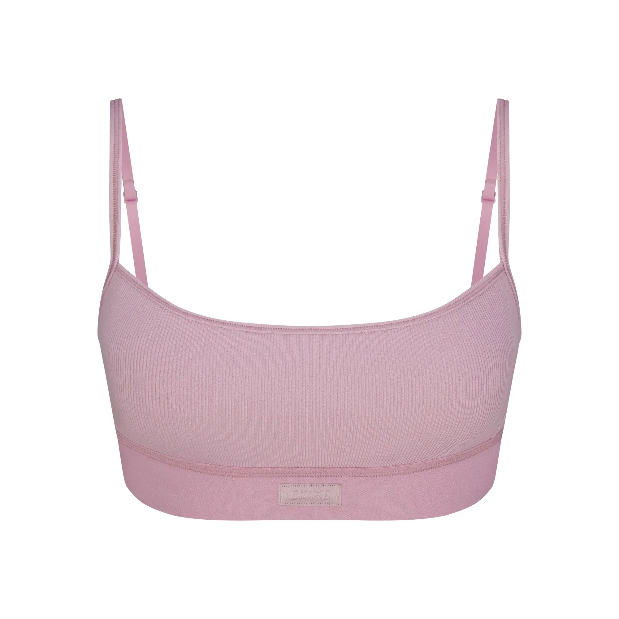 SKIMS COTTON RIB SCOOP BRALETTE | DUSK - SÜTYEN