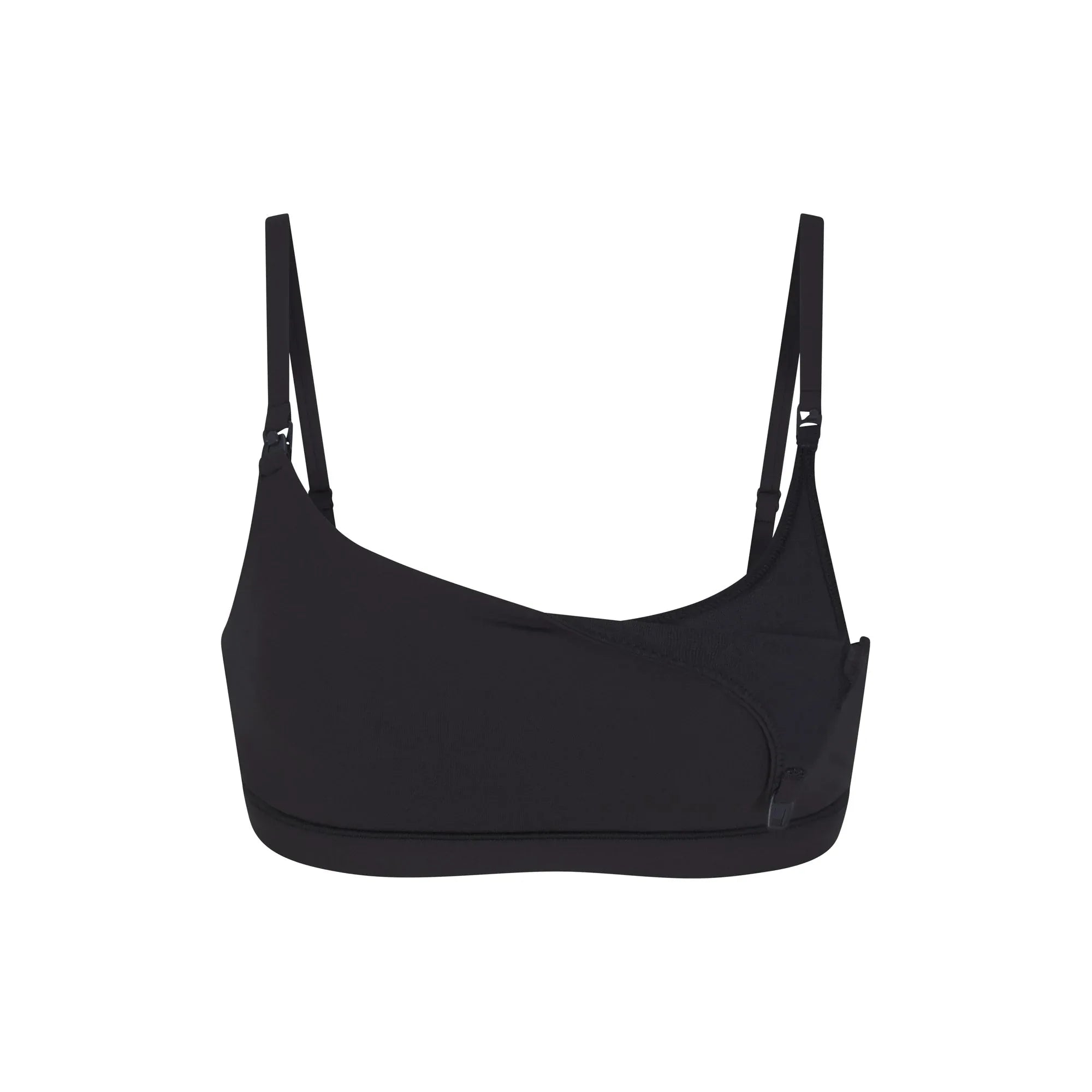 SKIMS FITS EVERYBODY MATERNITY PUMPING SCOOP BRALETTE | ONYX - SÜTYEN