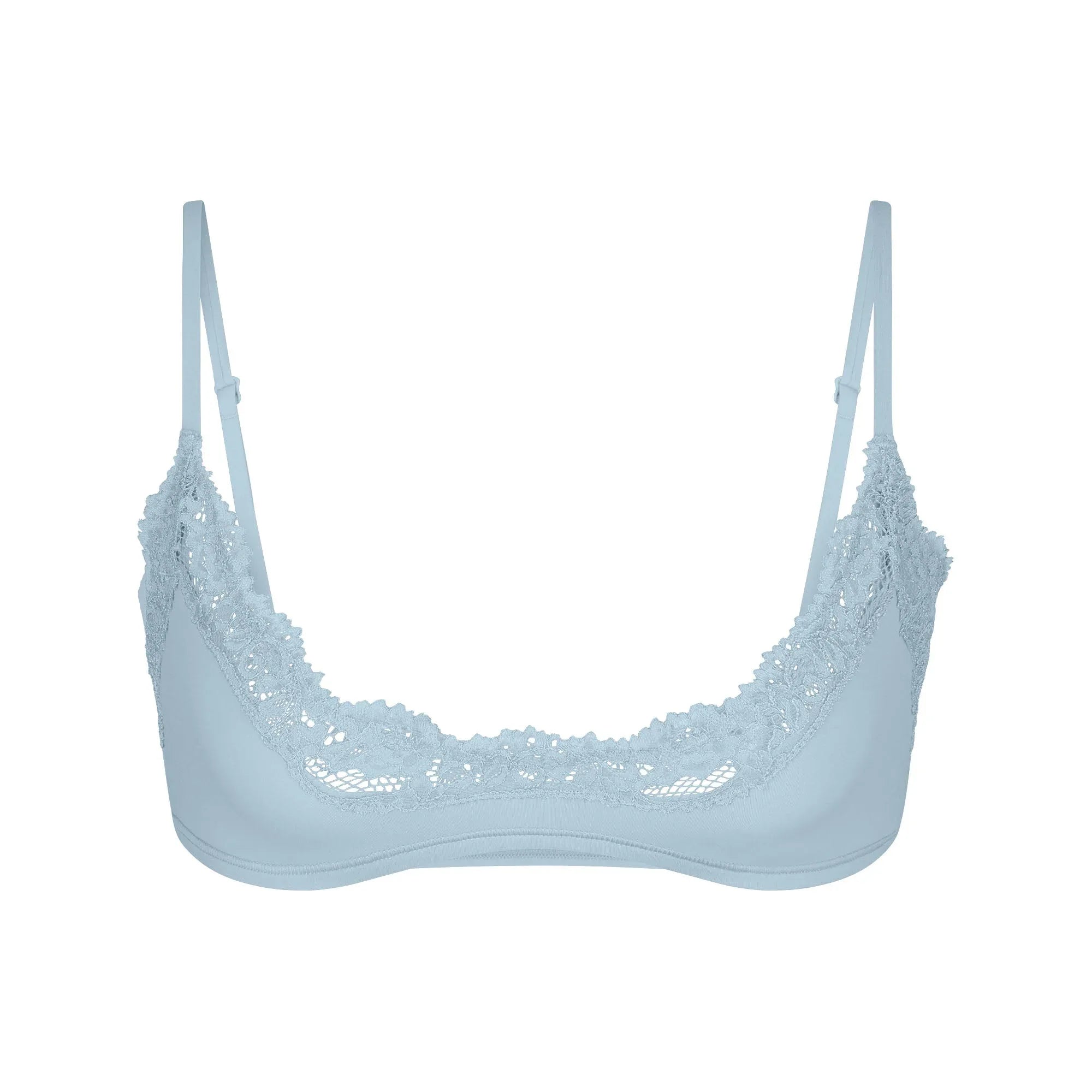 SKIMS FITS EVERYBODY LACE SCOOP BRALETTE | DENIM - SÜTYEN