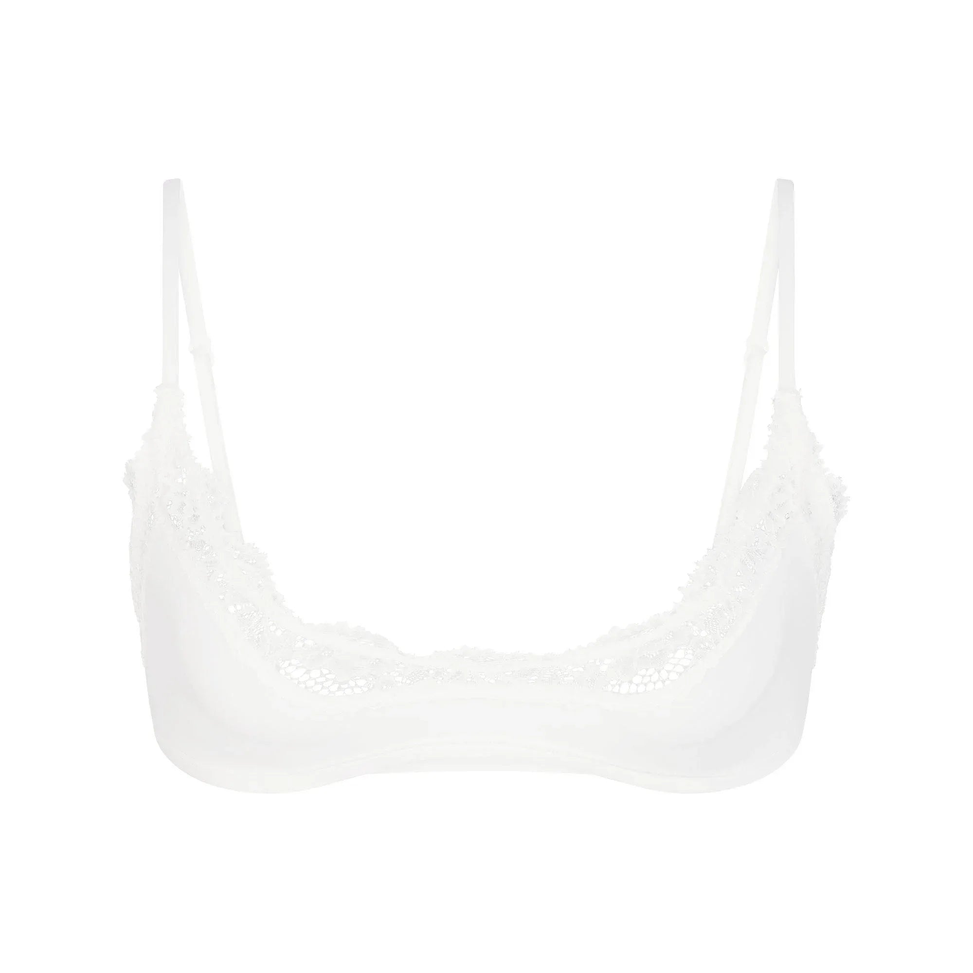 SKIMS FITS EVERYBODY LACE SCOOP BRALETTE | MARBLE - SÜTYEN
