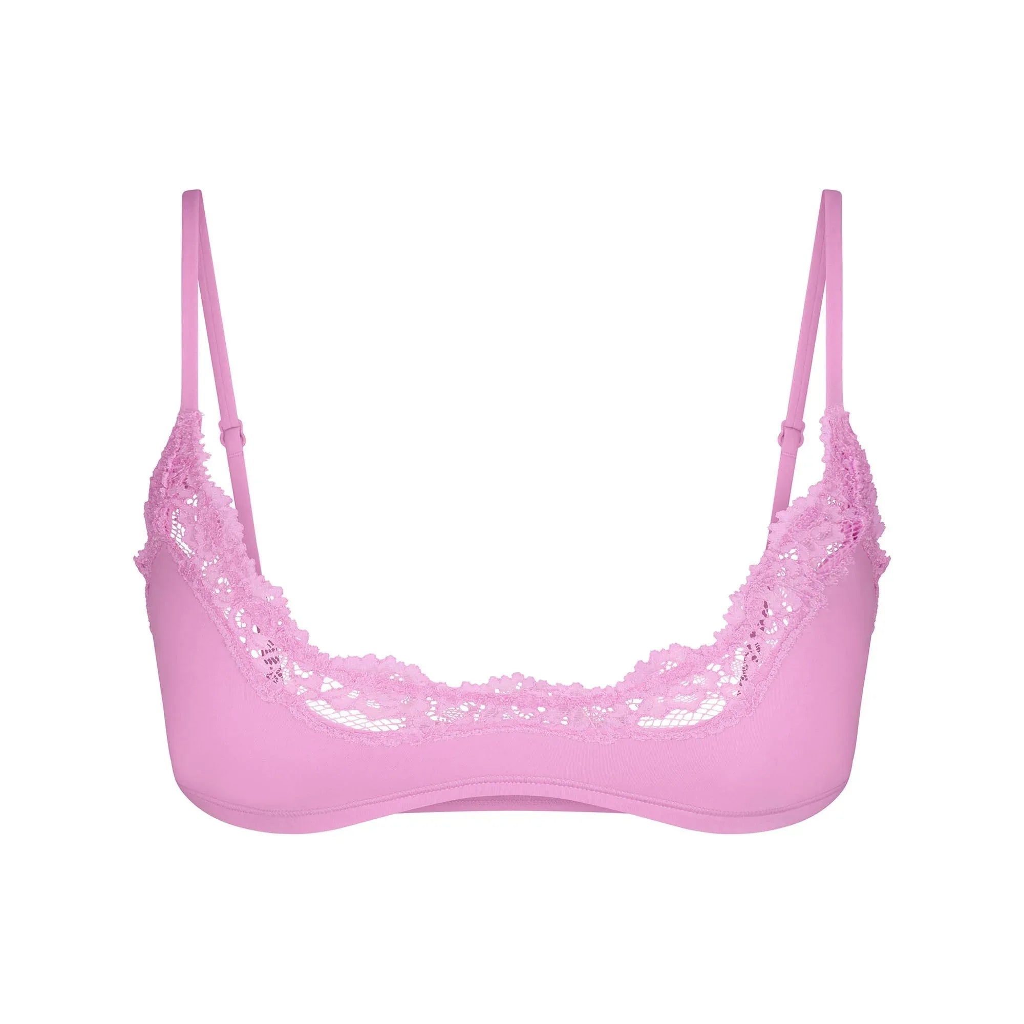 SKIMS FITS EVERYBODY LACE SCOOP BRALETTE | PETAL - SÜTYEN
