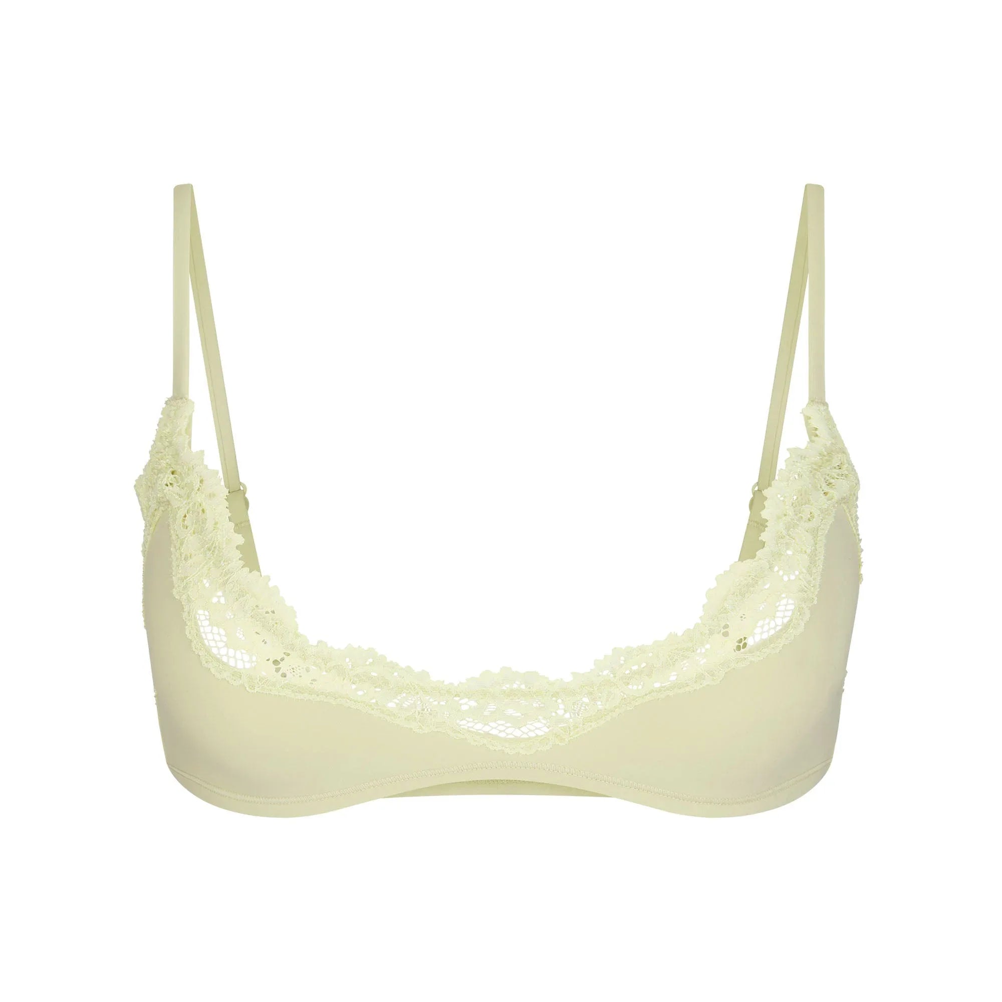 SKIMS FITS EVERYBODY LACE SCOOP BRALETTE | SAGE - SÜTYEN