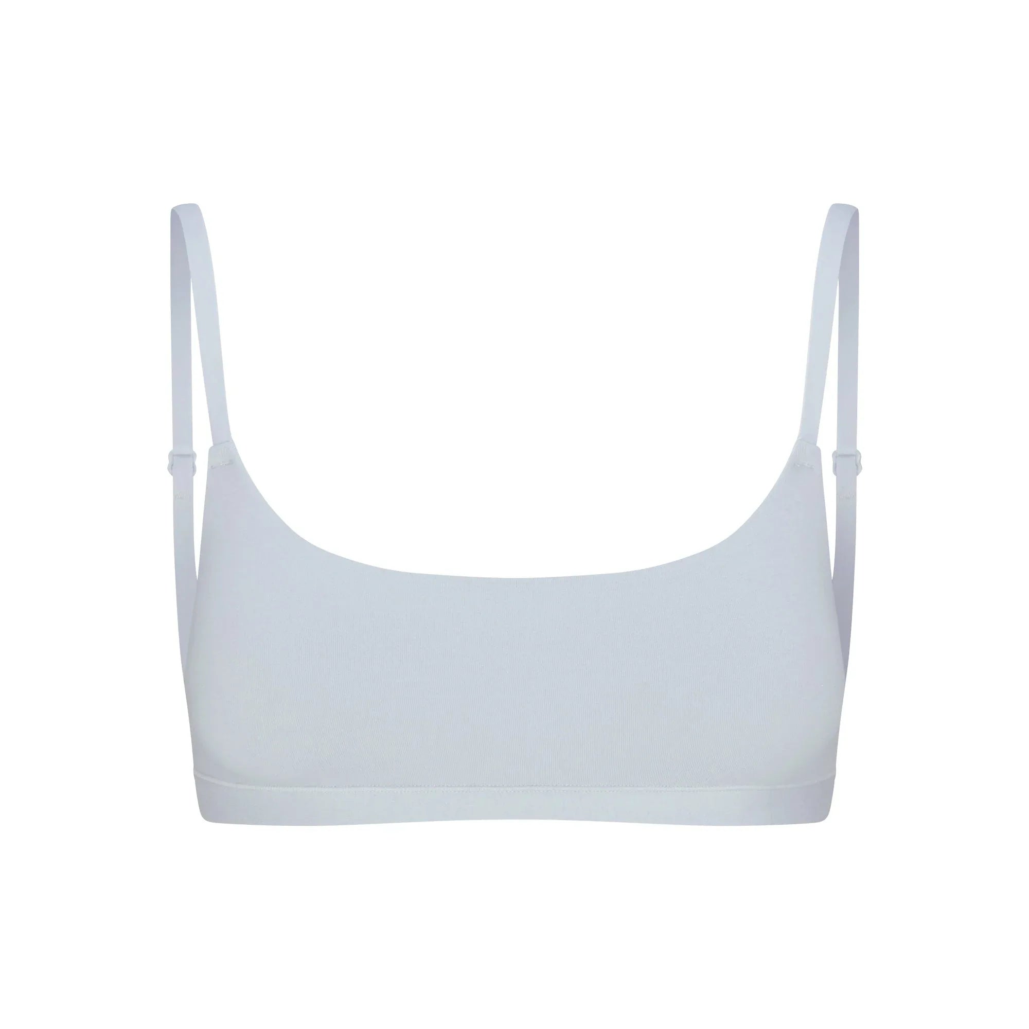 SKIMS COTTON JERSEY SCOOP BRALETTE | ZEN BLUE - SÜTYEN