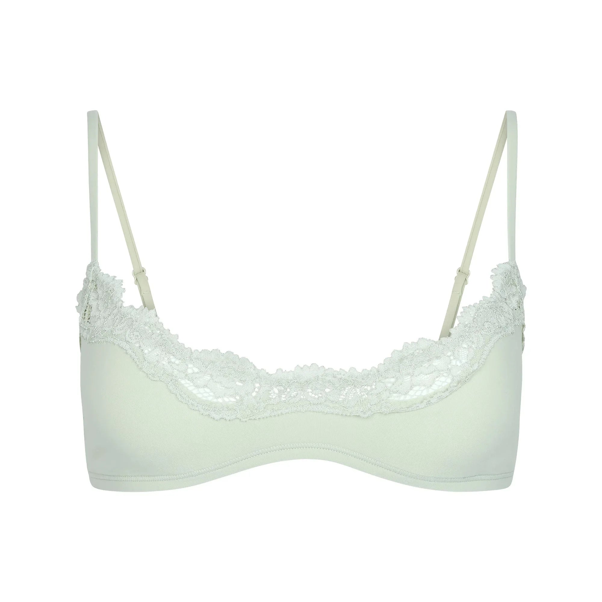 SKIMS FITS EVERYBODY LACE SCOOP BRALETTE | SPEARMINT - SÜTYEN
