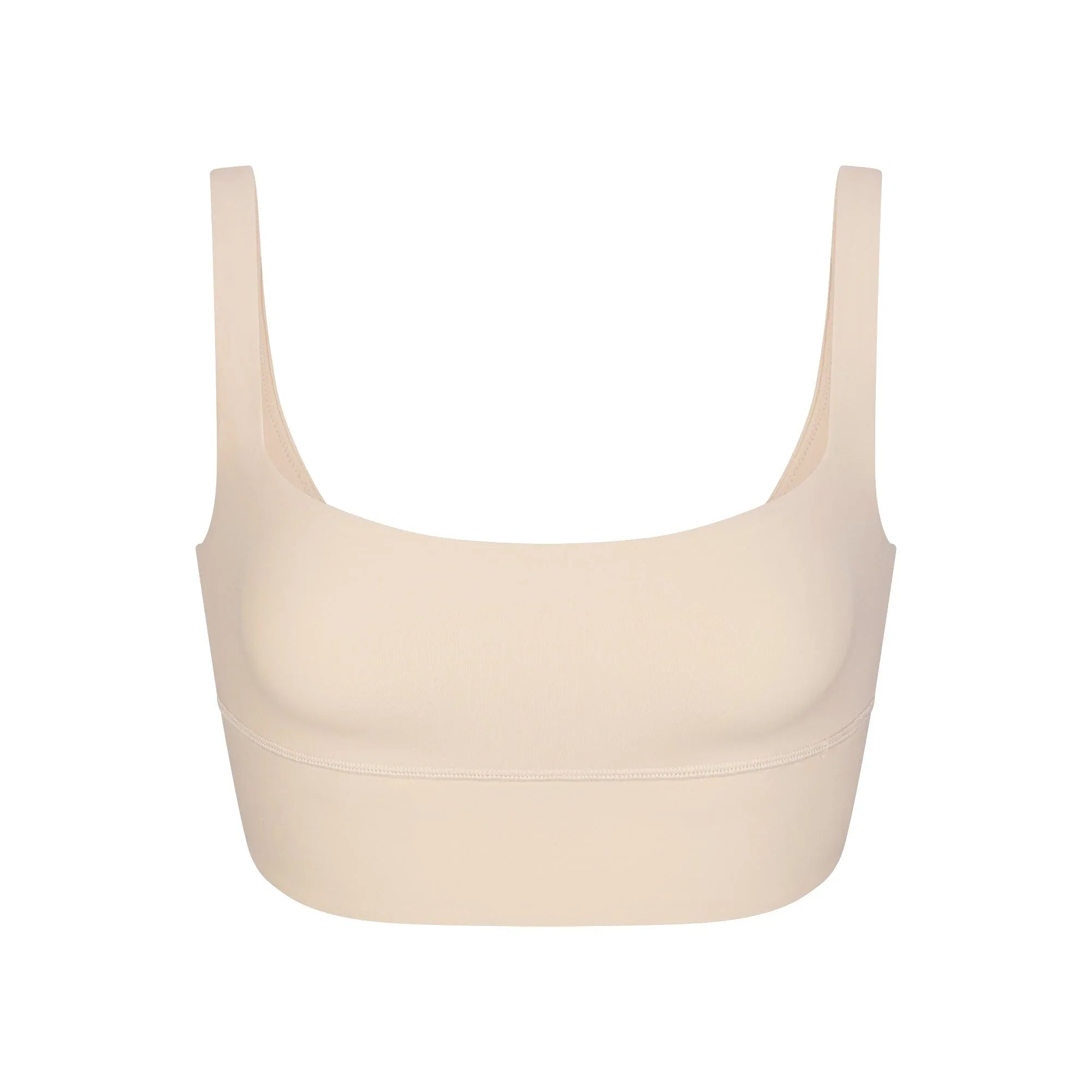 SKIMS FITS EVERYBODY SQUARE NECK LONGLINE BRALETTE | SAND - SÜTYEN