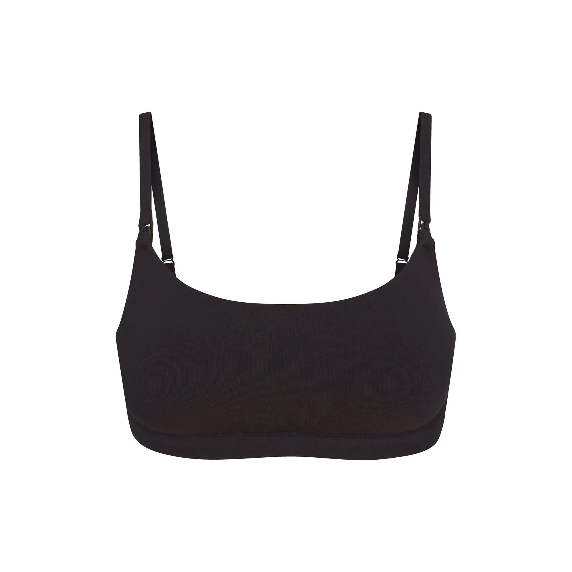 SKIMS COTTON JERSEY MATERNITY NURSING SCOOP BRALETTE | SOOT - SÜTYEN