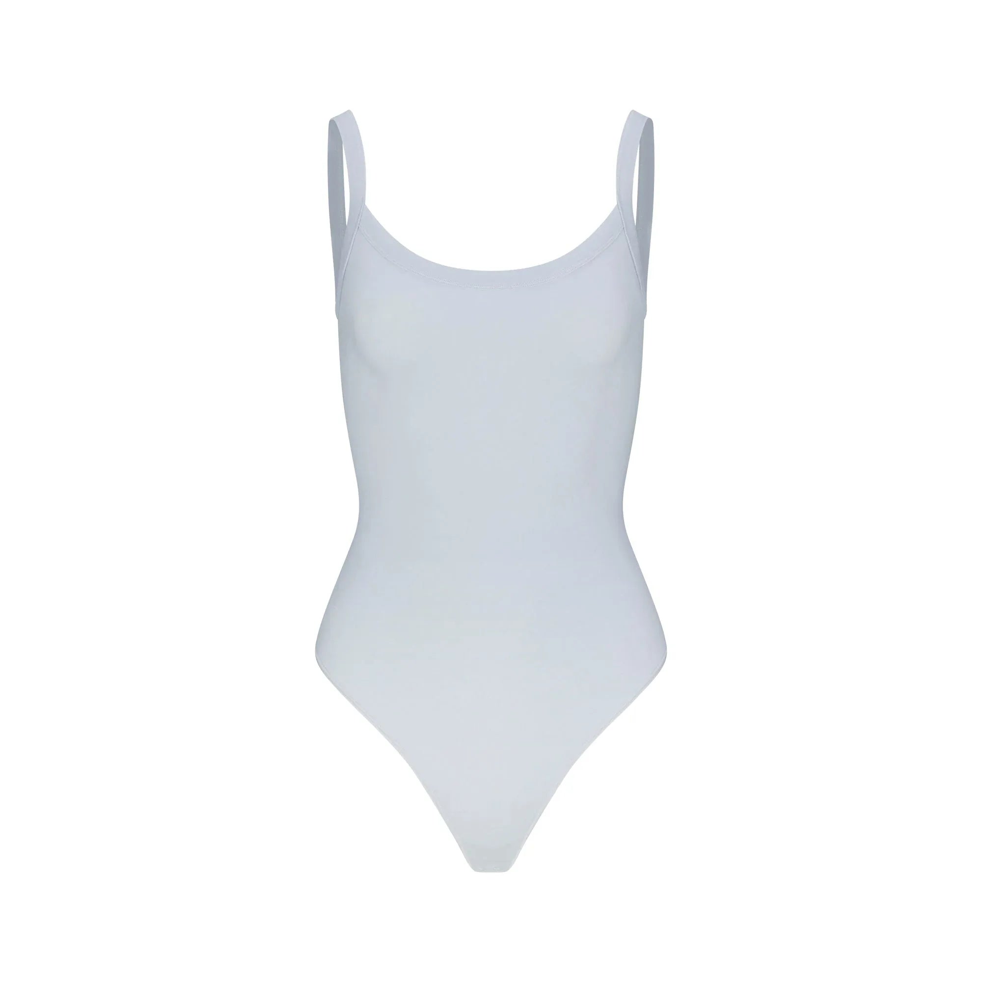 SKIMS COTTON JERSEY SCOOP NECK BODYSUIT | ZEN BLUE - BODYSUIT