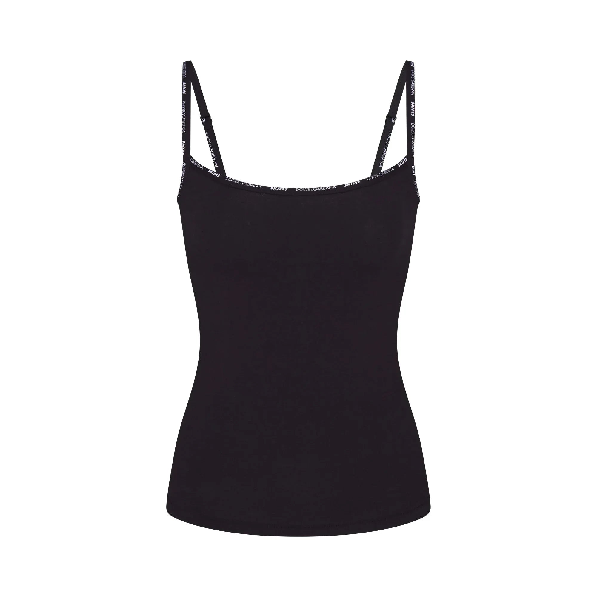 SKIMS COTTON JERSEY SCOOP NECK CAMI | ONYX - KAMİZ