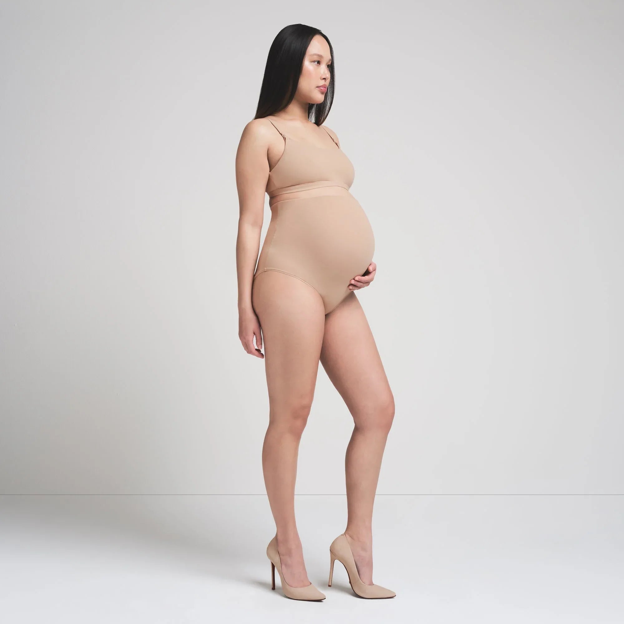 SKIMS FITS EVERYBODY MATERNITY NURSING SCOOP BRALETTE | CLAY - SÜTYEN