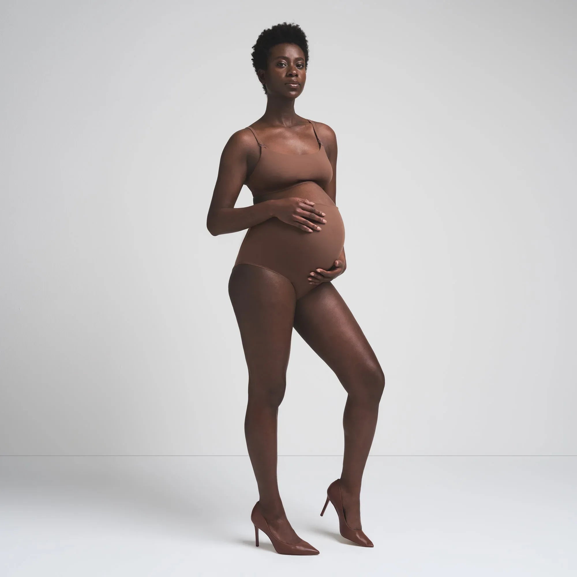 SKIMS FITS EVERYBODY MATERNITY NURSING SCOOP BRALETTE | JASPER - SÜTYEN