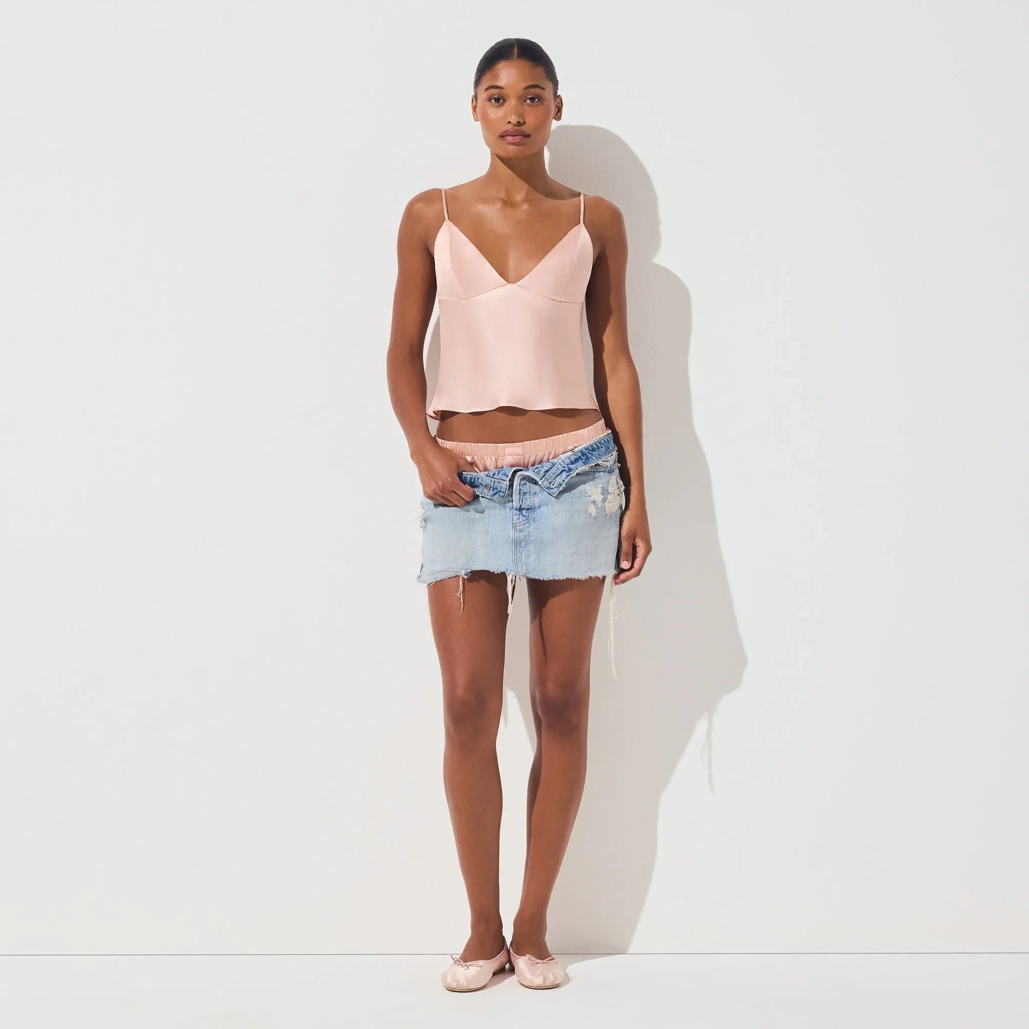 SKIMS SILK CAMI | VILLA - TİŞÖRT
