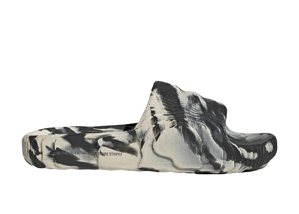 Adidas Adilette 22 Slides Carbon Aluminum