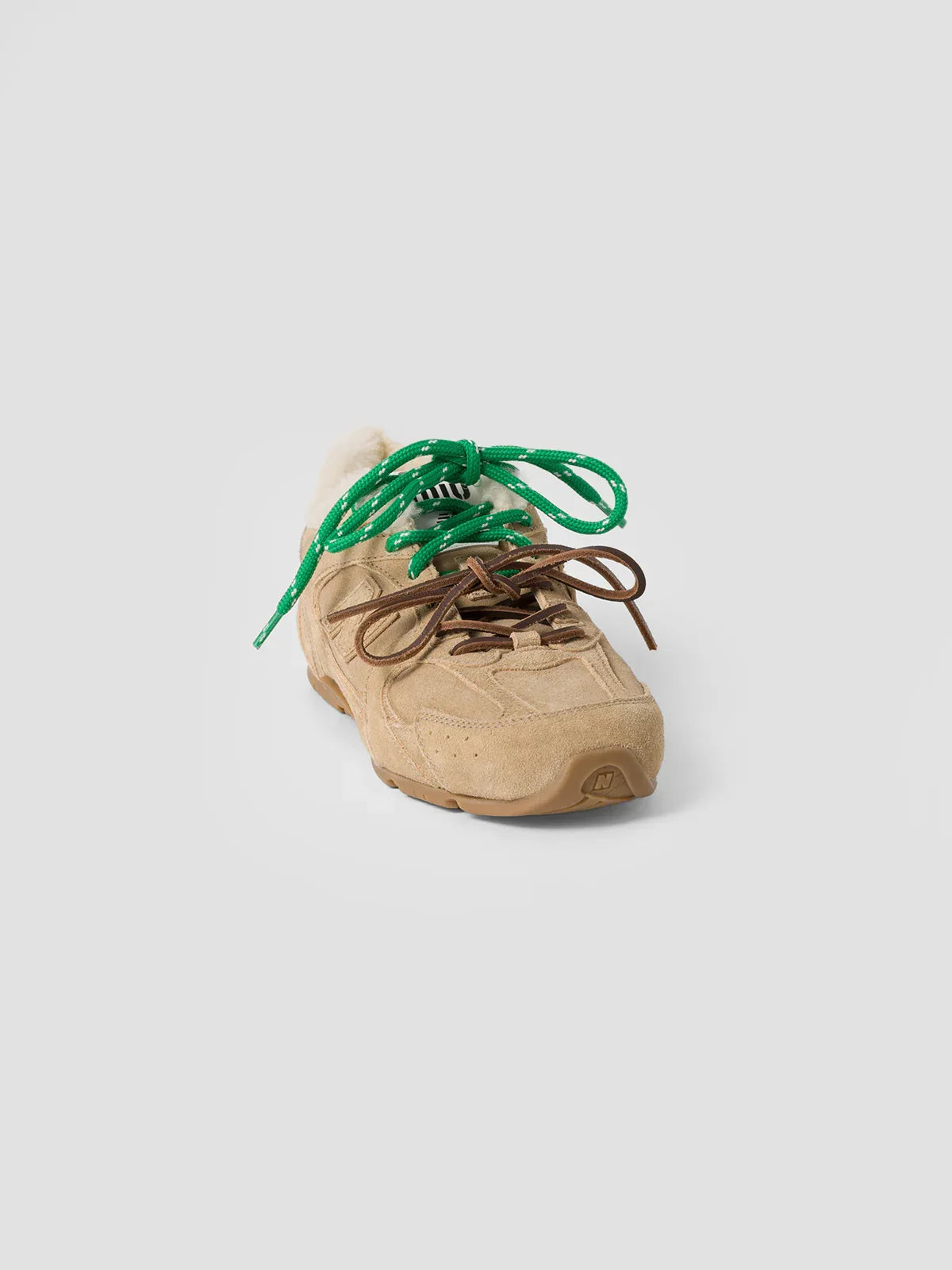 New Balance X Miu Miu 530 SL Leather Sneakers